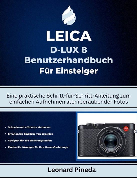 Leica D-Lux 8 Benutzerhandbuch Für Anfänger - cover