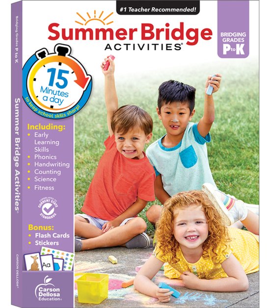 Summer Bridge Activities Bridging Grades PreK to K - cover