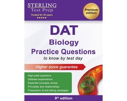 DAT Prep Books, Dental Admission Test Study Guides- DAT Biology Practice Questions