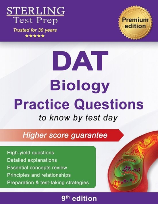 DAT Prep Books, Dental Admission Test Study Guides- DAT Biol ... - cover