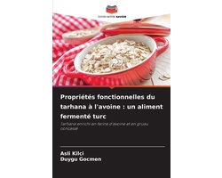 Propriétés fonctionnelles du tarhana à l'avoine