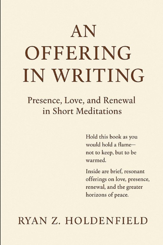 An Offering in Writing - cover