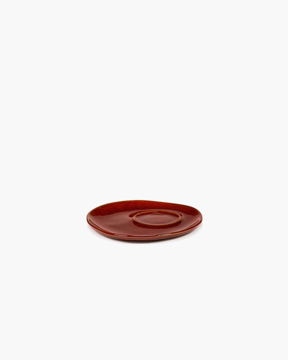 Serax Marie Michielssen La Mère espresso schotel D11cm venetian red (set van 2)