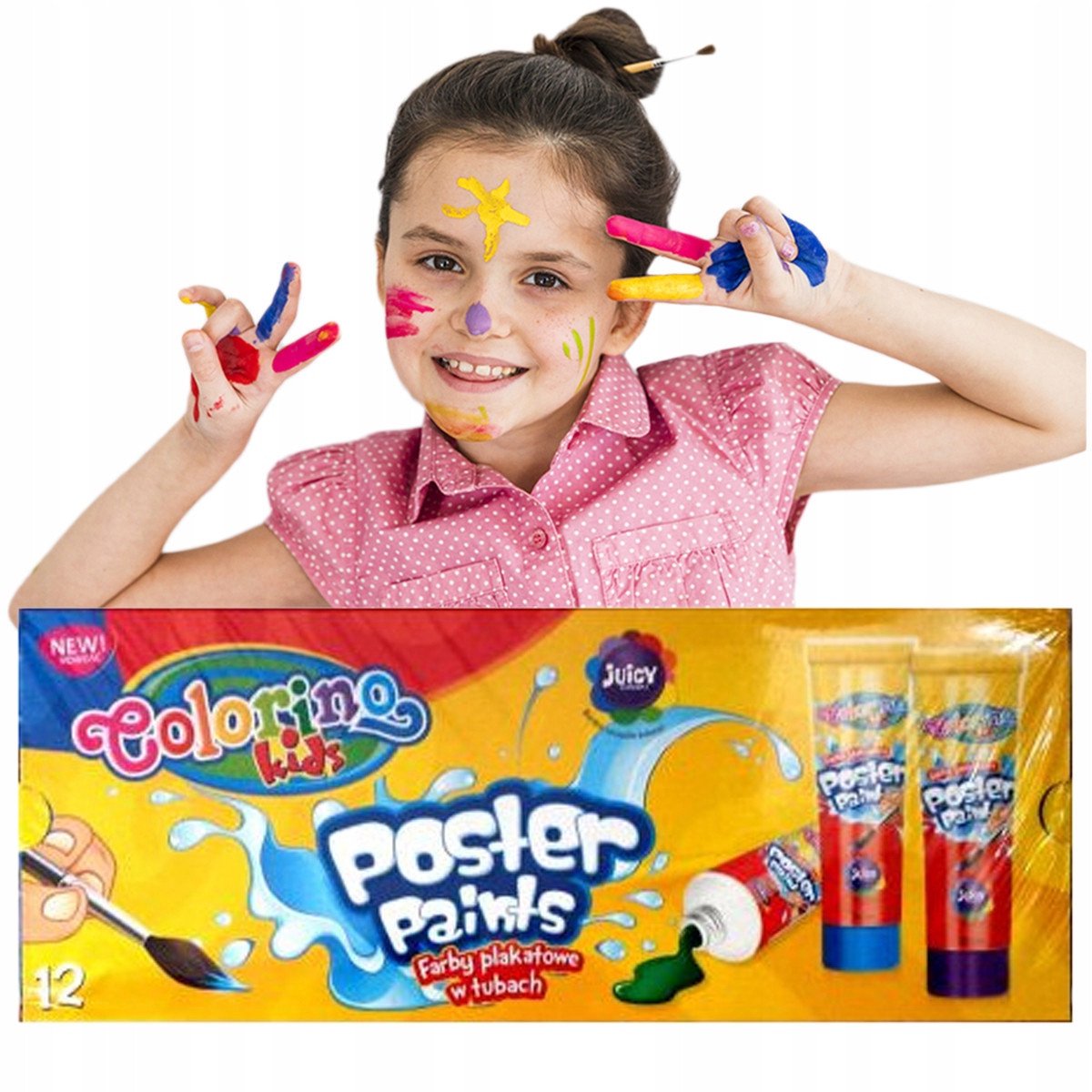 Colorino Kids Neon Posterverf Set - 12x35ml