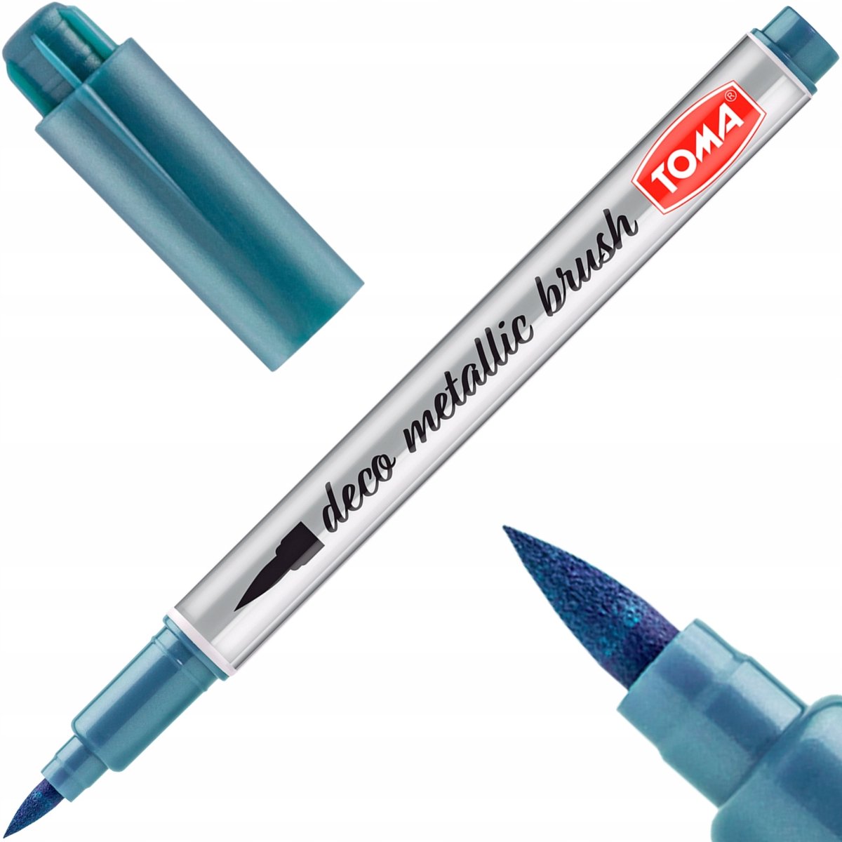 Neem DecoBrush TO-325 Metallic Permanent Marker Blauw