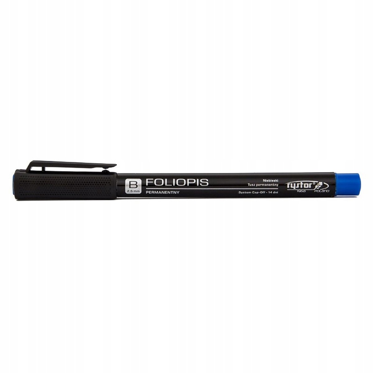 Rystor Foliopis CD/DVD Marker - Blauw, 1-2.5mm