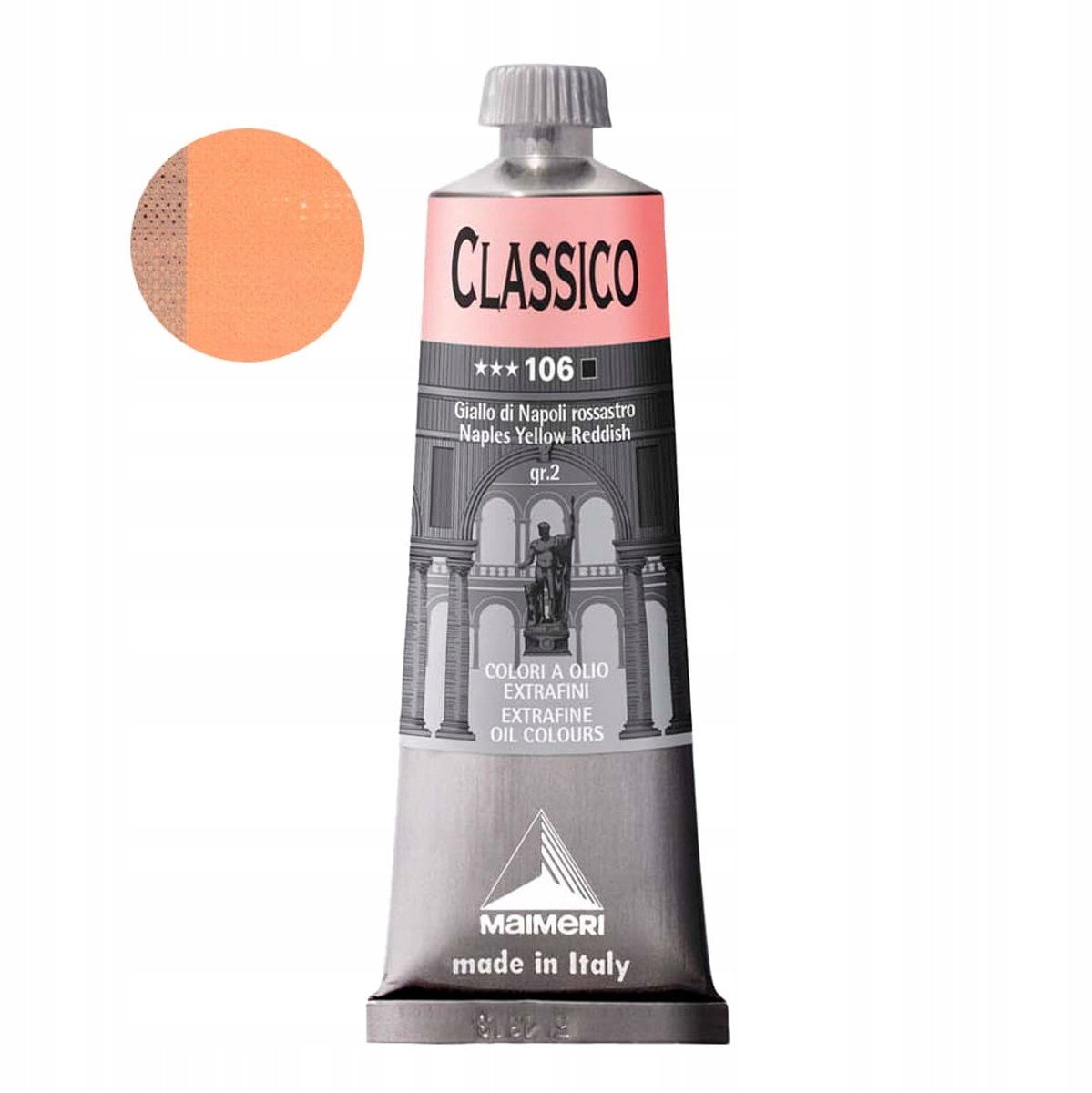 Maimeri Classico Olieverf 60ml - 106 Napels Geel Roodachtig