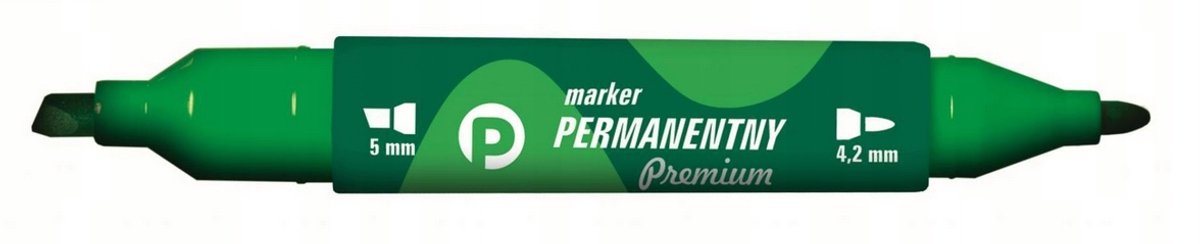 Permanente Markers Groen, 2 Punten, 12 Stuks