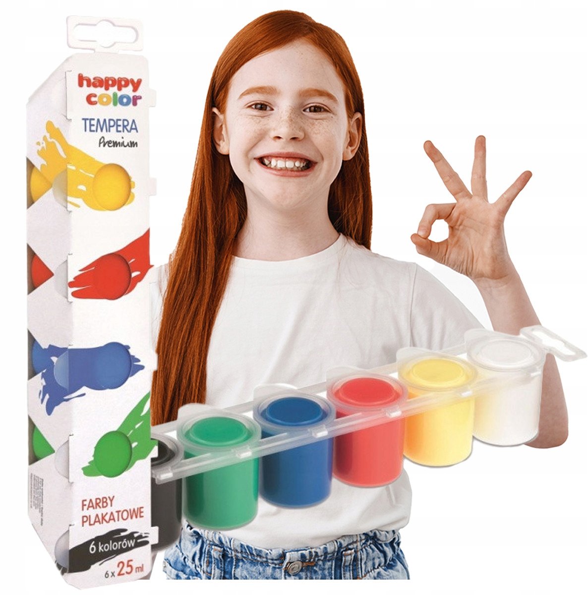 Happy Color Plakkaatverf Set - 6 x 25ml - School & Knutselen