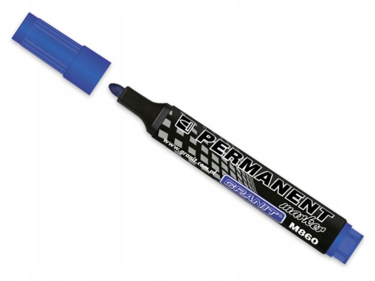 Blauwe Permanent Marker - Waterdicht en Sneldrogend