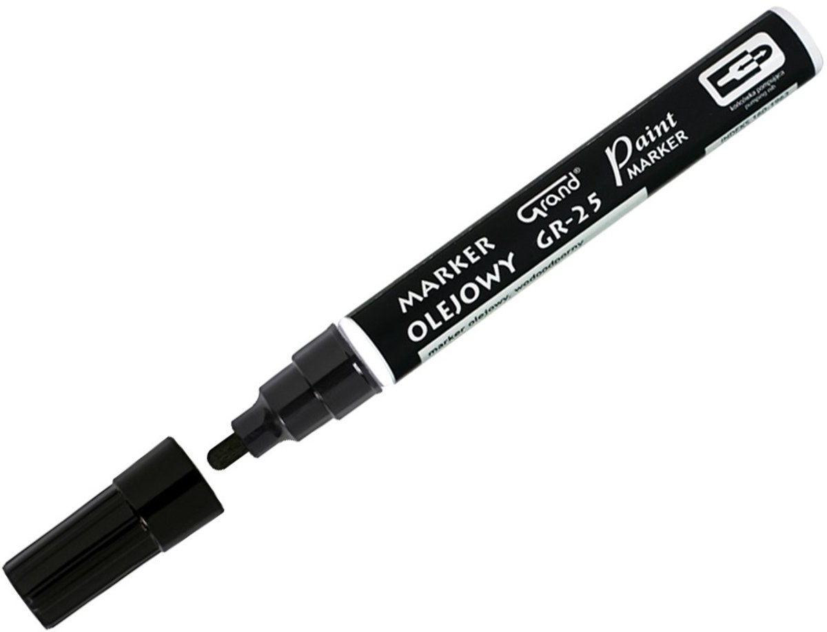 Grand GR-25 Oliebasis Marker Zwart 1.8mm