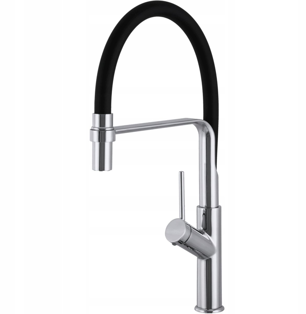 Kernau Bellis KWT 44 Keukenkraan Chroom/Zwart - Flexibele Uitloop