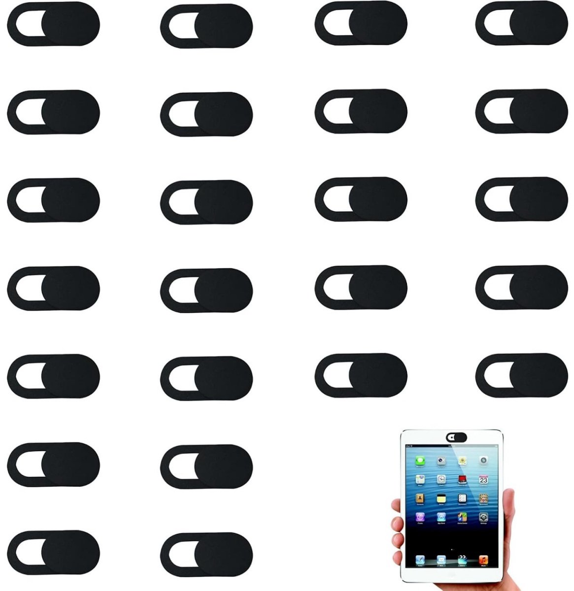 EXCITAT Lensbeschermers - Camerahoezen - Duurzaam - voor telefoons en tablets - 24 stuks