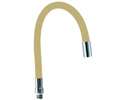 Flexibele keukenkraanuitloop, beige, 3/4" draad