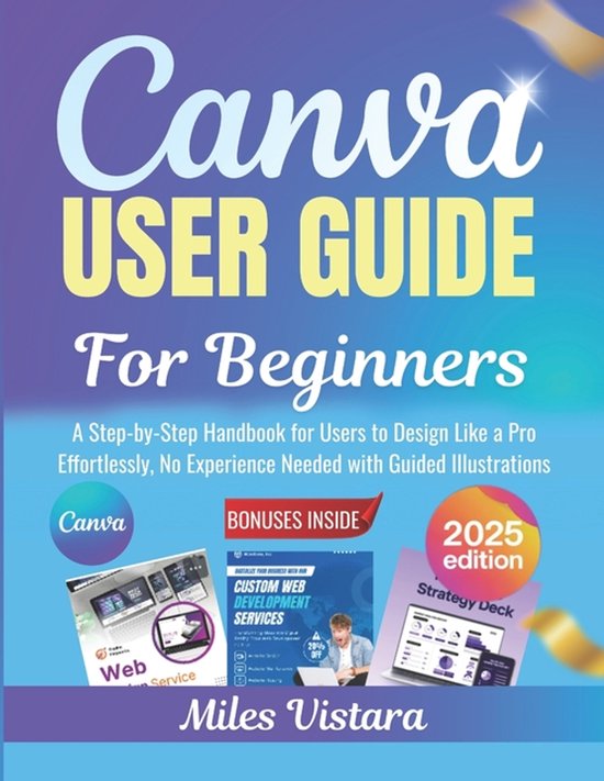 Canva User Guide for Beginners 2025 - cover