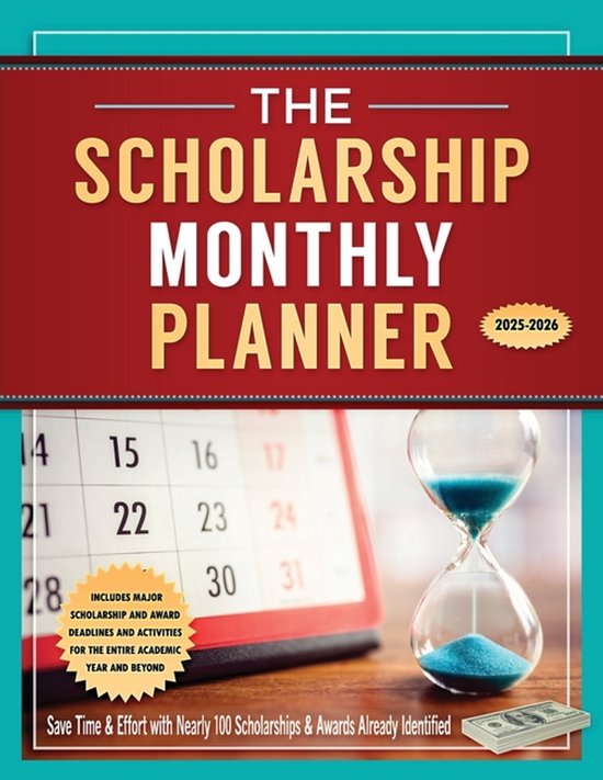 The Scholarship Monthly Planner 2025-2026 - cover