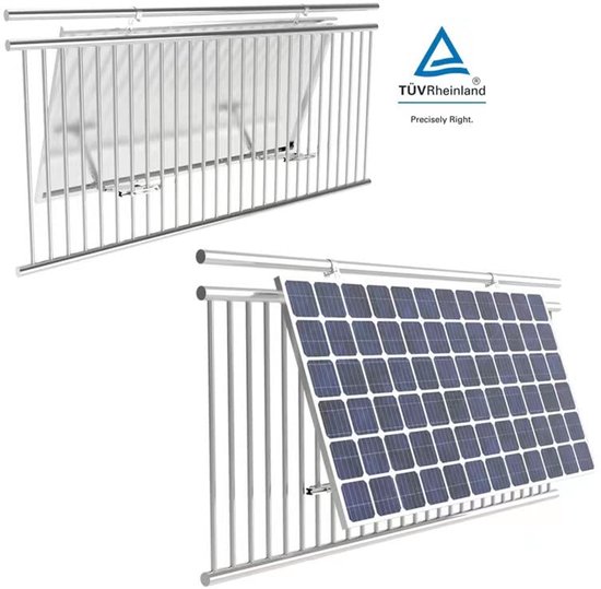 Solar Haken Befestigung für Balkonkraftwerke - PV Module - Solarpanel Komplettset