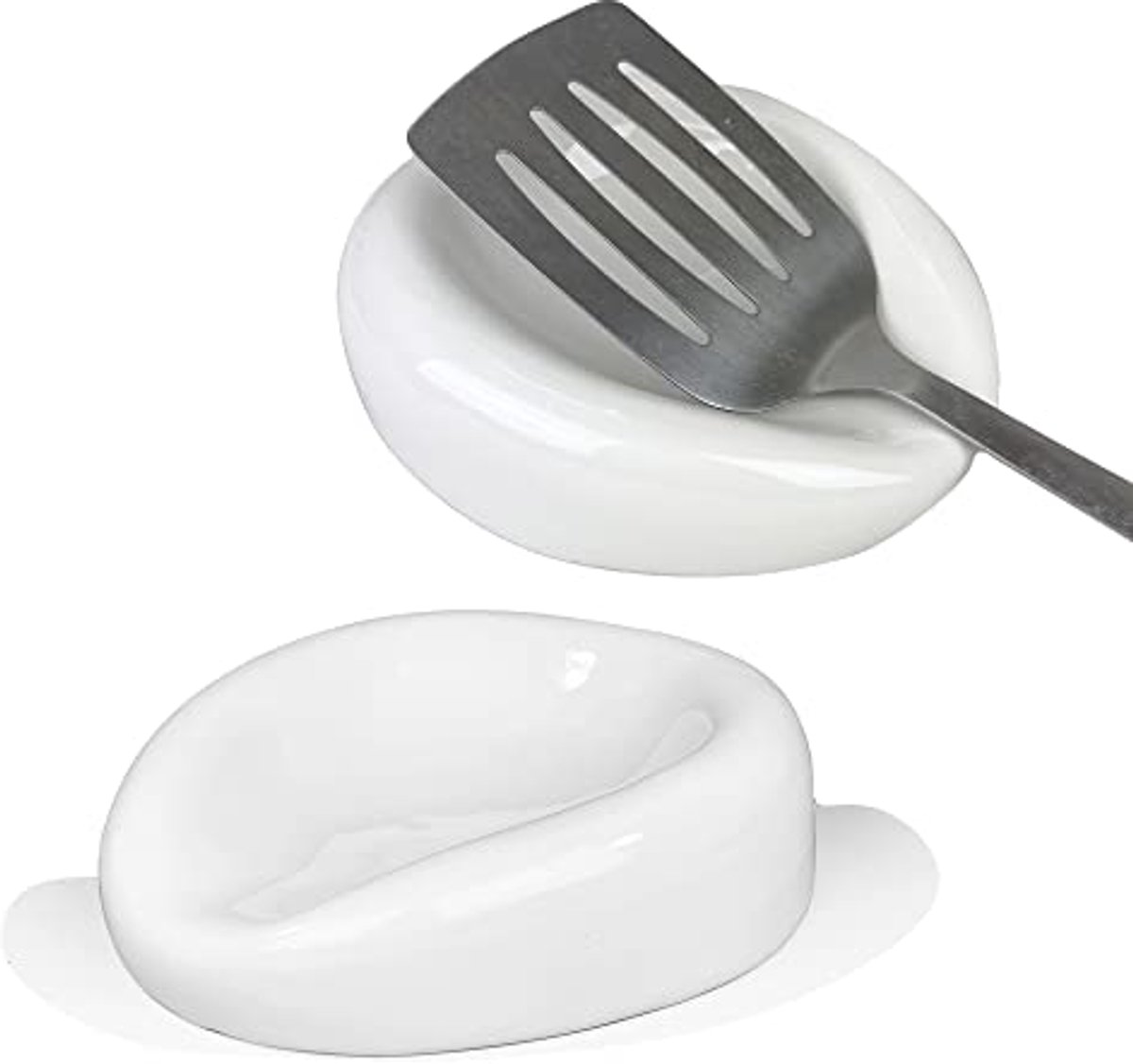 Keramische lepelrest en spatelhouder - Elegant en functioneel keukengerei
