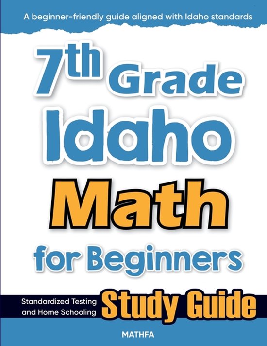 7th Grade Idaho Math for Beginners - cover
