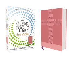 Clear Focus- NIrV, Clear Focus Bible for Kids (Help Kids with ADHD or Dyslexia Read with Confidence), Leathersoft, Pink
