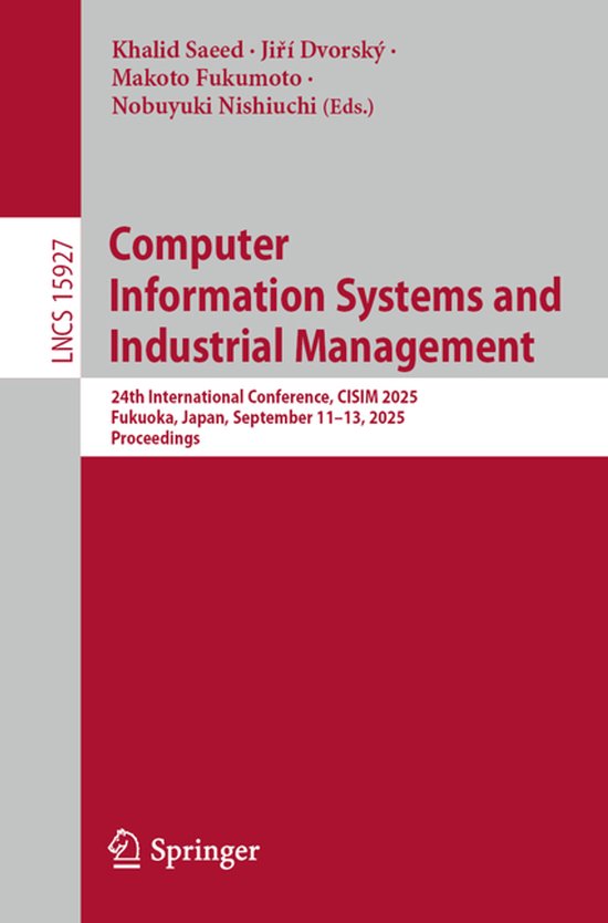Lecture Notes in Computer Science15927- Computer Information ... - cover