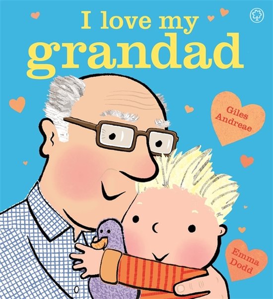 Hachette UK I Love My Grandad Board Book, Anglais, Couverture rigide, 24 pages