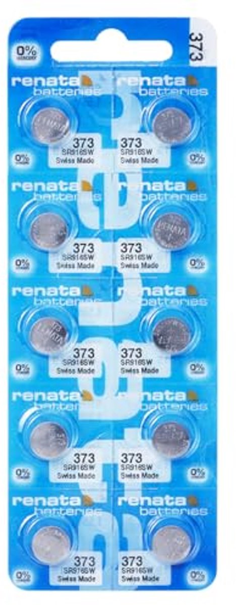 Horloge batterij 373 voor langdurige prestaties