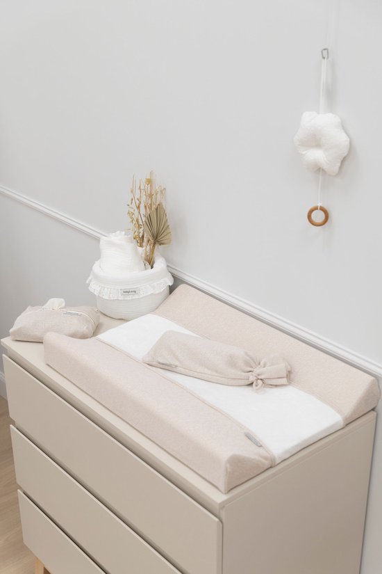 Baby's Only Commodemandje - Opbergmandje - Commode organizer - Babykamer accessoires Calm - Verzorgingsmandje - Warm Linen - 100% katoen — afbeelding 4