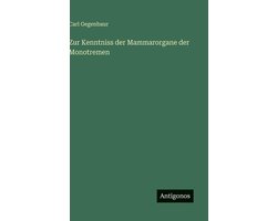Zur Kenntniss der Mammarorgane der Monotremen