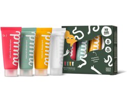 nuud Family Pack | nieuwe crème | 4 x 20ml | voordeelpak | natuurlijke, vegan crème deo