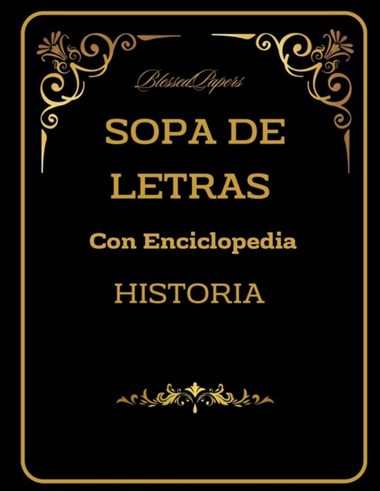 Sopas de Letras Con Diccionario- Sopa de Letras. Historia - cover