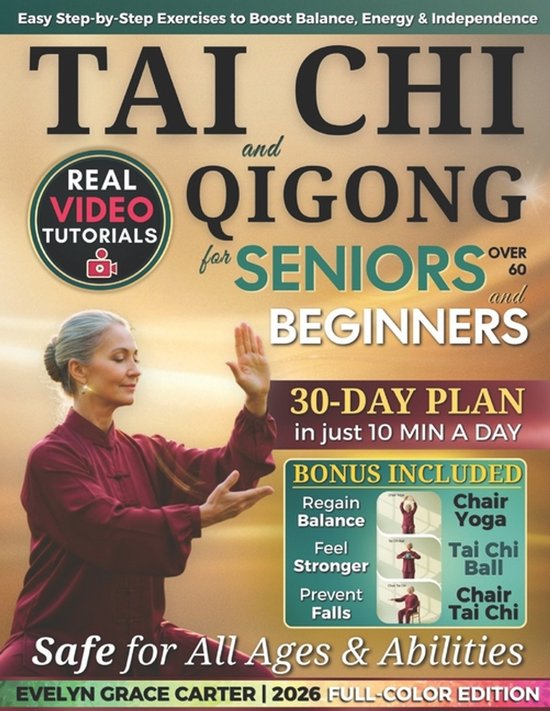 Gentle & Easy Tai Chi & Qigong for Seniors Over 60 and Begin ... - cover