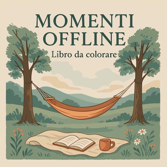 Momenti Offline - Libro da colorare - cover
