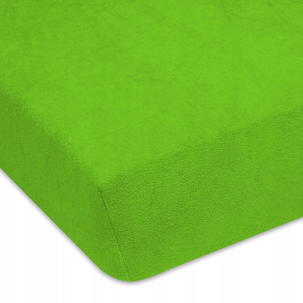 Hoeslaken Frotte Groen 100x200 cm met Elastiek