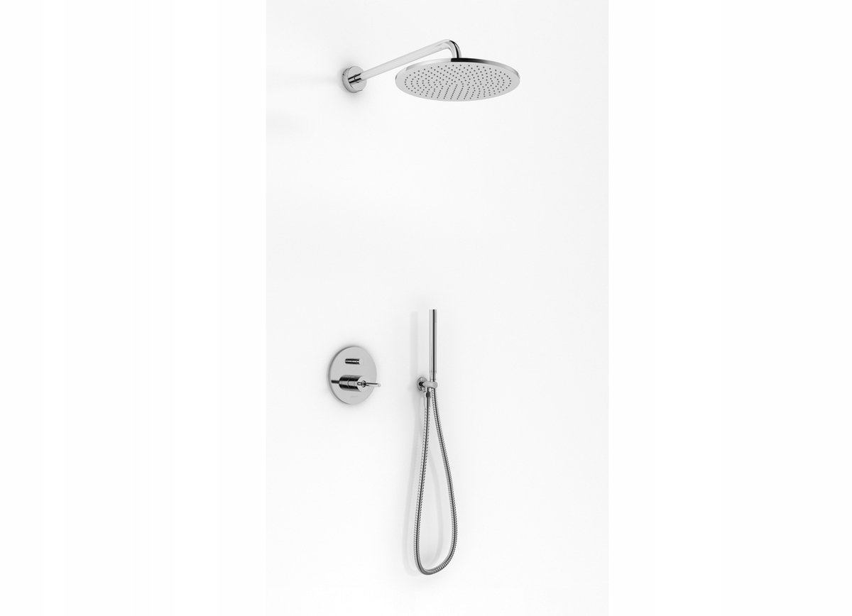 KOHLMAN MAXIMA Doucheset Inbouw 35cm Chroom QW210MR35