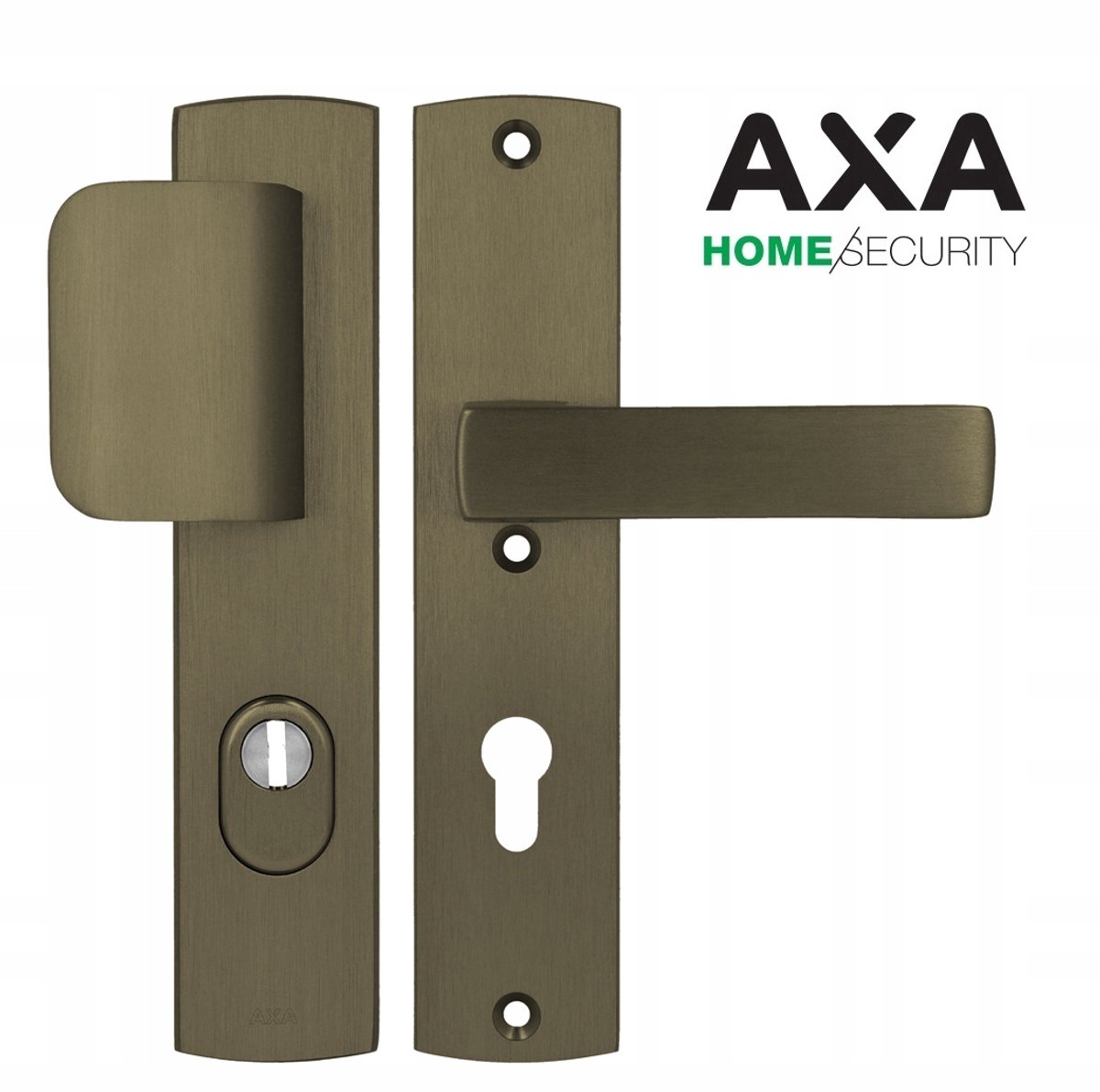 AXA Apollo Deurkruk met Beveiliging FLEX F4 Oud Goud 92mm