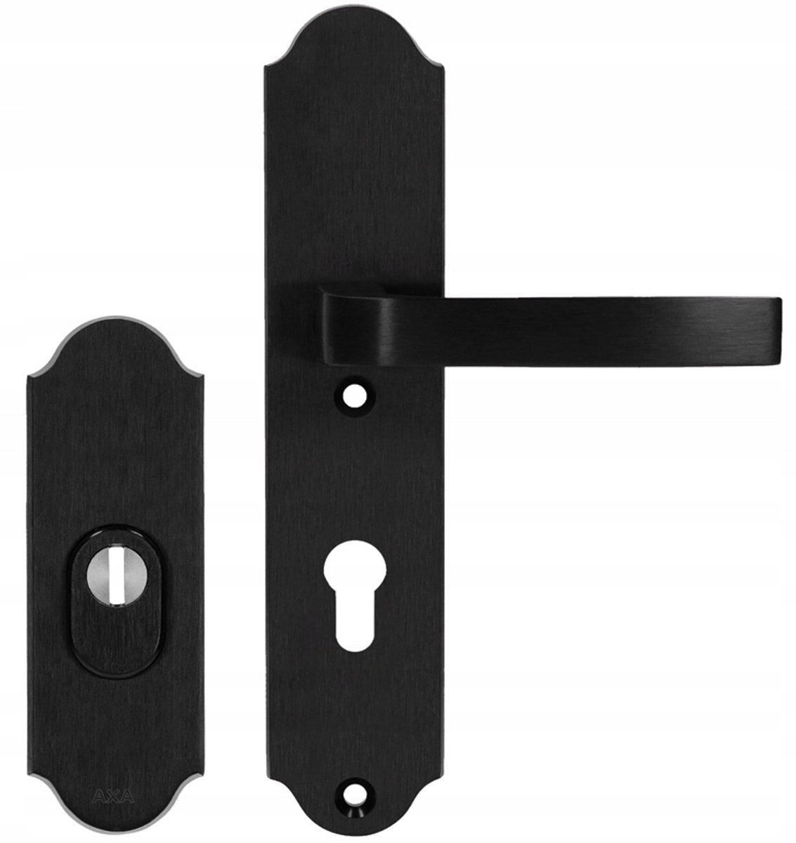 AXA Verona Flex Deurkruk Zwart 92mm - Aluminium