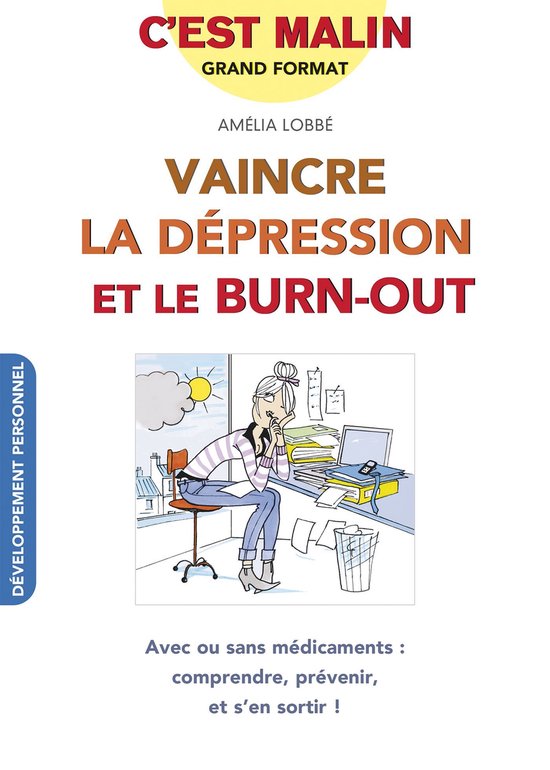 Vaincre la dépression et le burn-out, c'est malin - cover