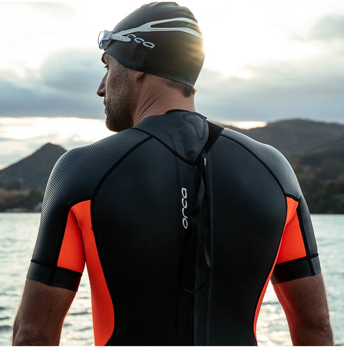 2025 Orca Heren Vitalis Rug Ritssluiting Open Water Swim Shorty Wetsui
