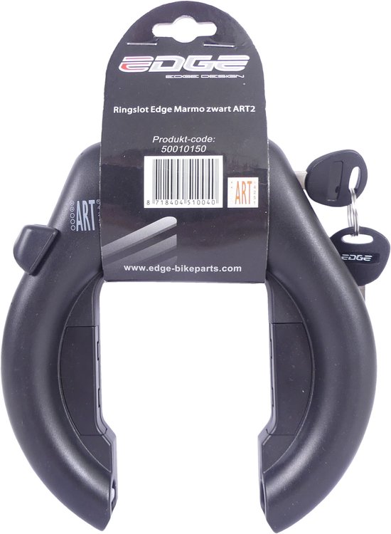 Fiets Ringslot Edge Marmo Strong Art2 Zwart van Edge — afbeelding 3