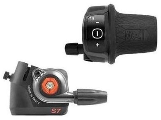 Sunrace Draaiversteller 7-speed - Clickbox - Geschikt voor SRAM S7 - Rechts - Zwart van Sunrace — afbeelding 3
