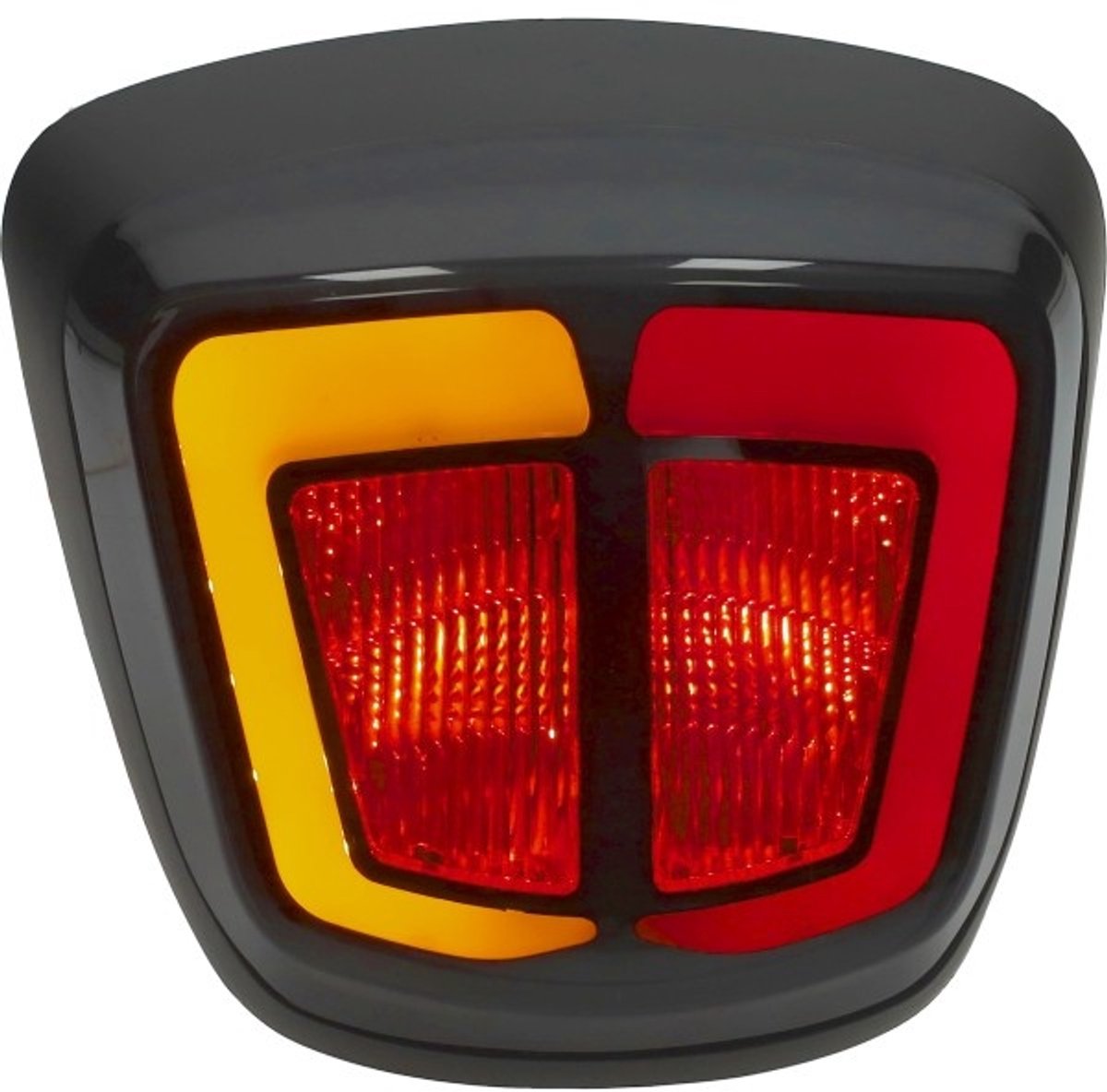 Power1 achterlicht e-keur + knipperlichten led smoke euro-4/5 primav/sprin zwart mat