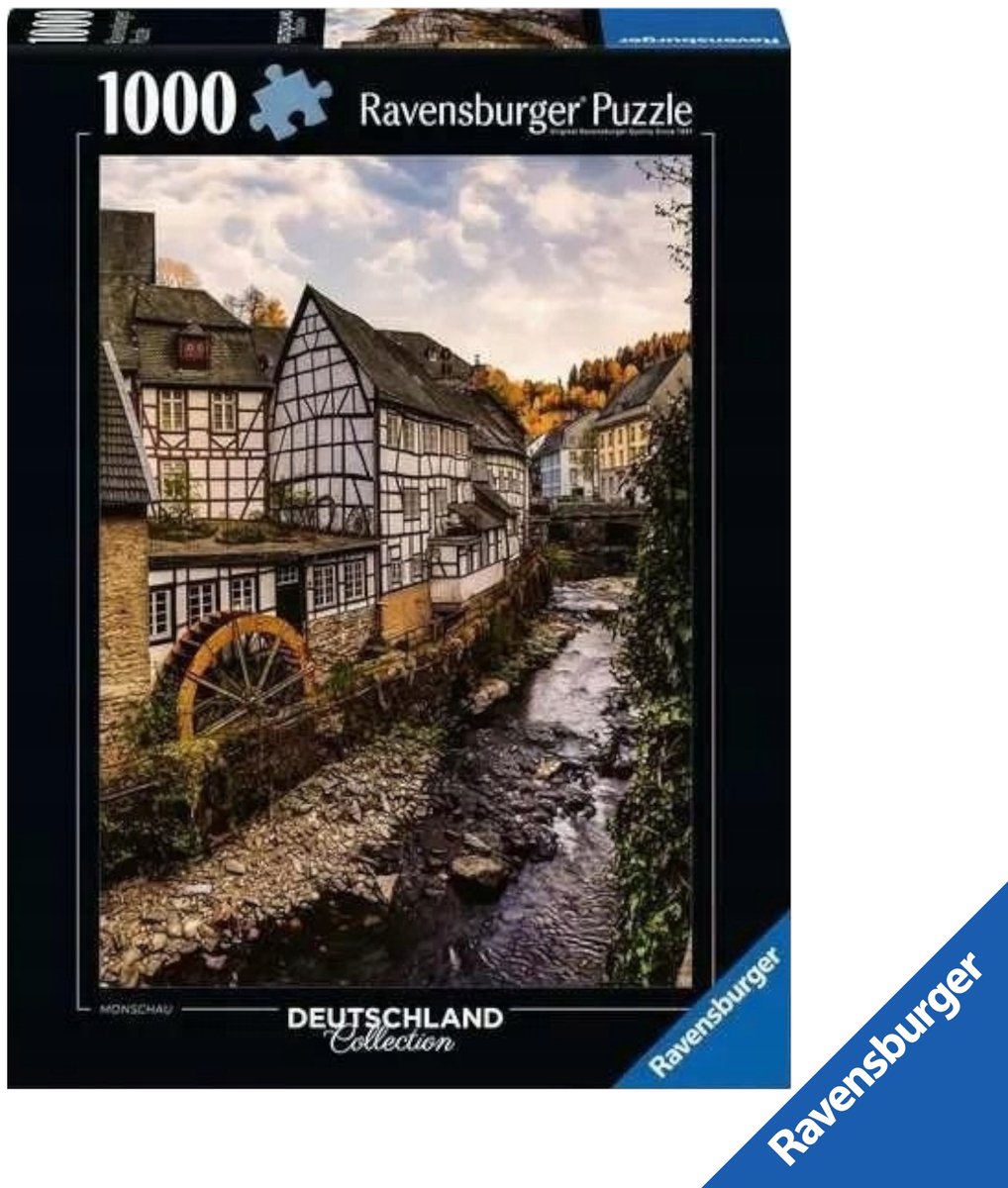 Ravensburger Puzzel 1000 Stukken - Duitse Ansichtkaart