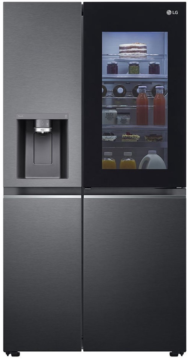 LG GSXE81EVBD Amerikaanse koelkast Zwart
