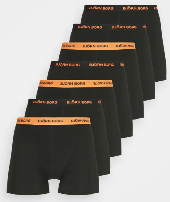 Comfyballs Katoen Stretch Heren Boxer Trunk, Houtskool/Vlam
