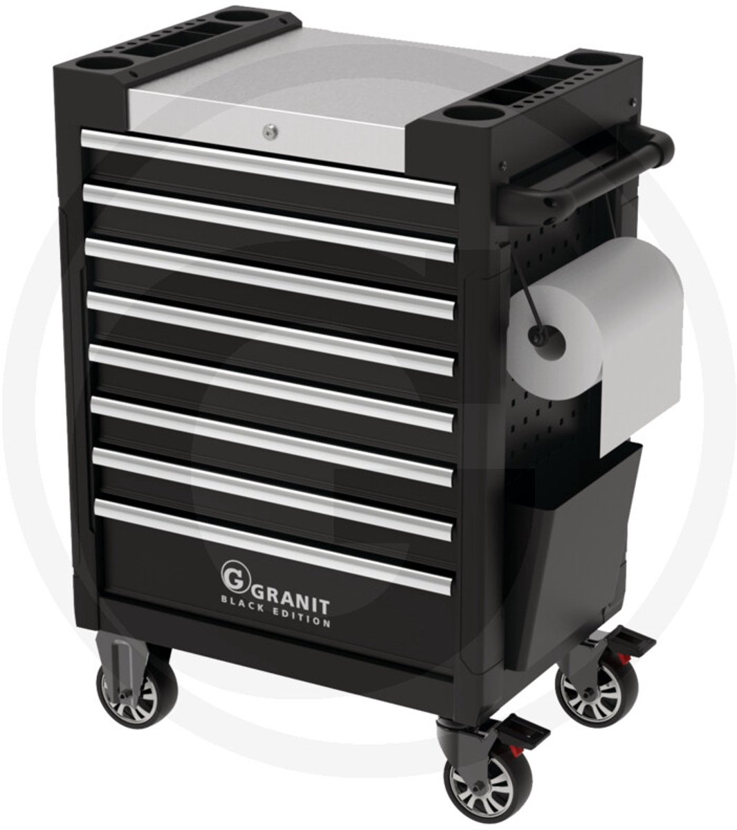 GRANIT BLACK EDITION Gereedschapswagen Dynamic 2.0 Start - 133 delig