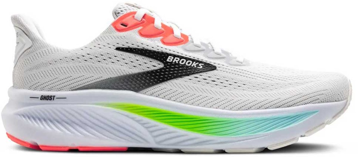 Brooks Ghost 17 Hardloopschoenen Heren Wit 47.5