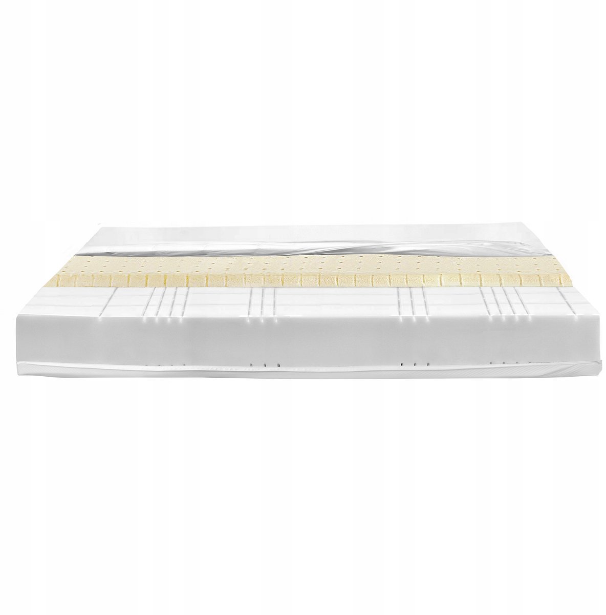 Luxe Matras 90x200cm H2/H3 Schuim & Latex met Massage Effect