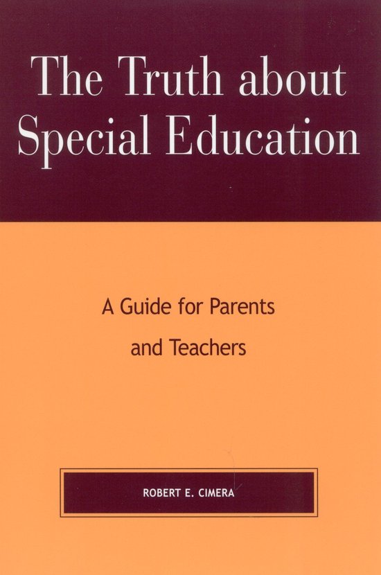 The Truth About Special Education - cover