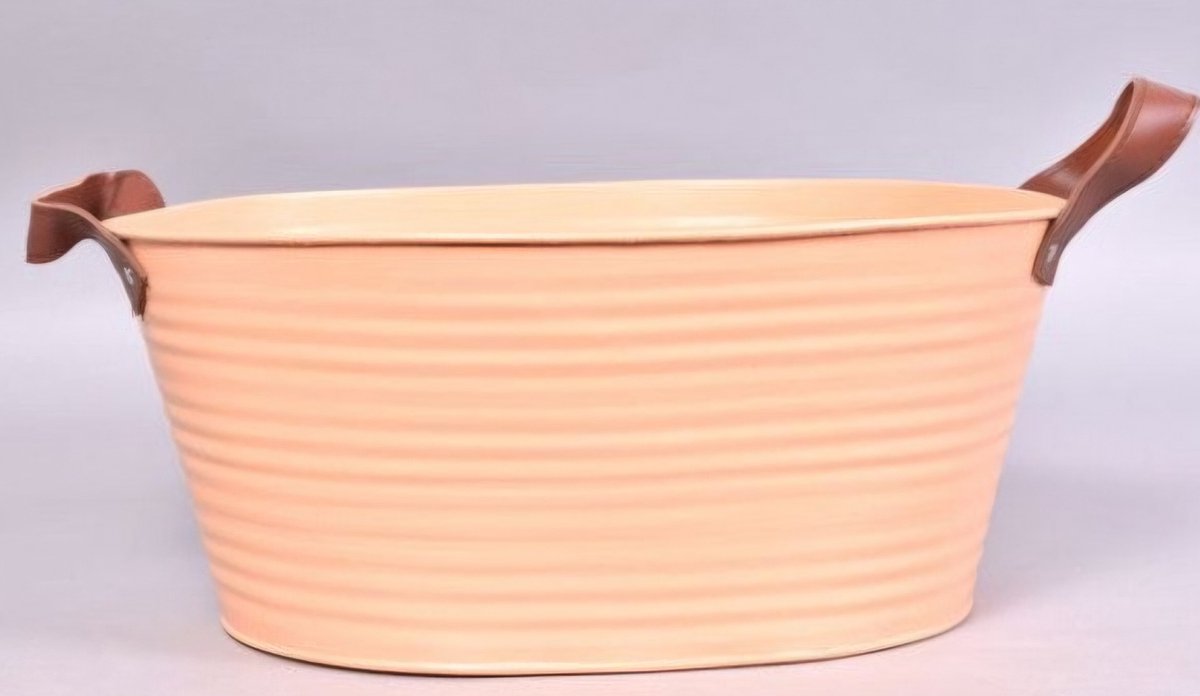 ZINK LEATHER SALMON MAT 25X19X14CM